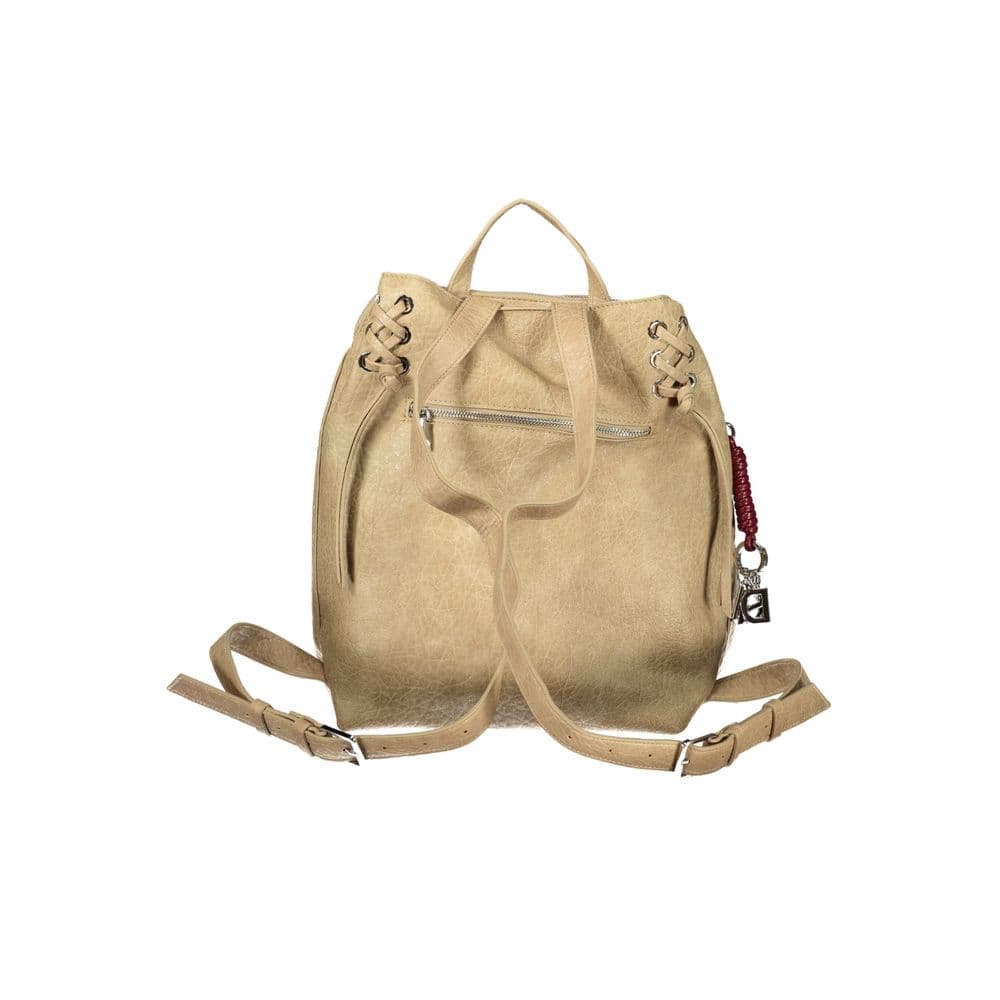 Desigual Beige Poliuretano Women's Backpack - 2