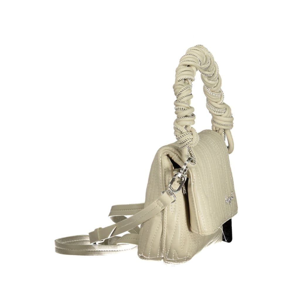 Desigual Ecru Polyurethane Women's Handbag - 3
