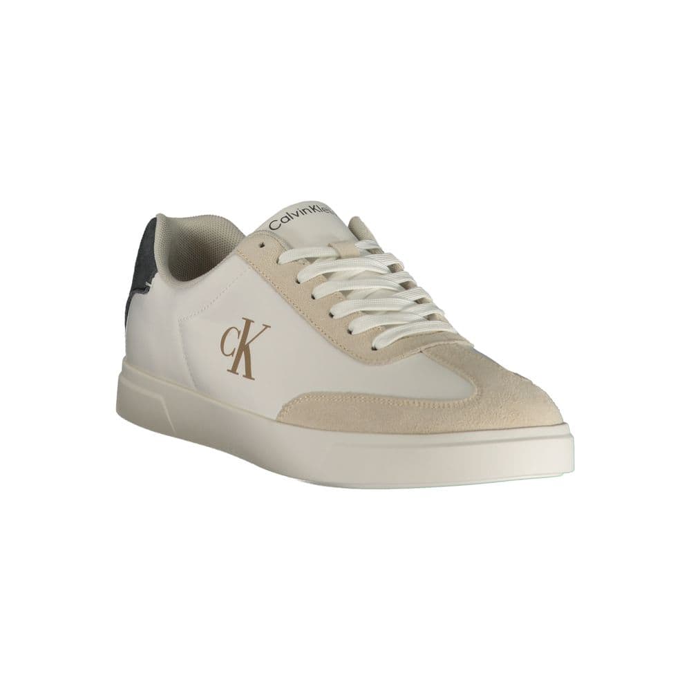 Calvin Klein White Polyester Men's Sneaker - 2