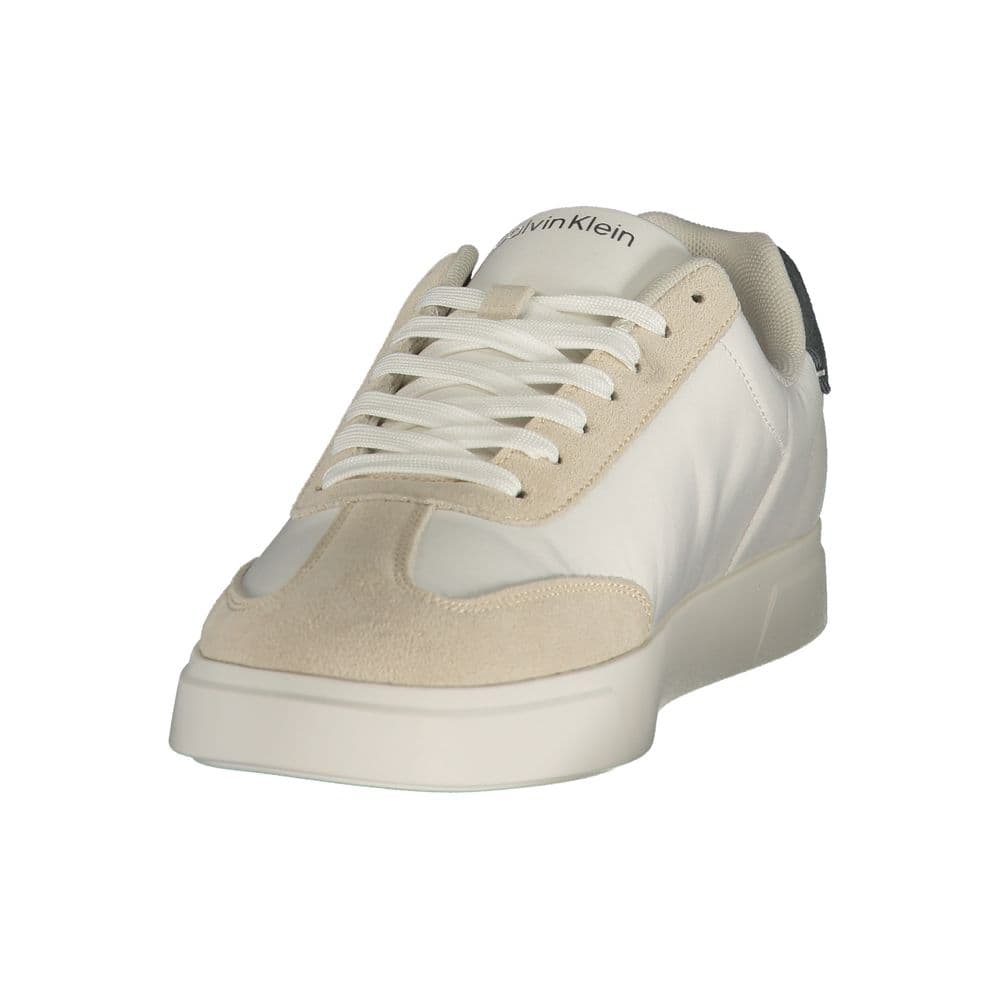 Calvin Klein White Polyester Men's Sneaker - 3