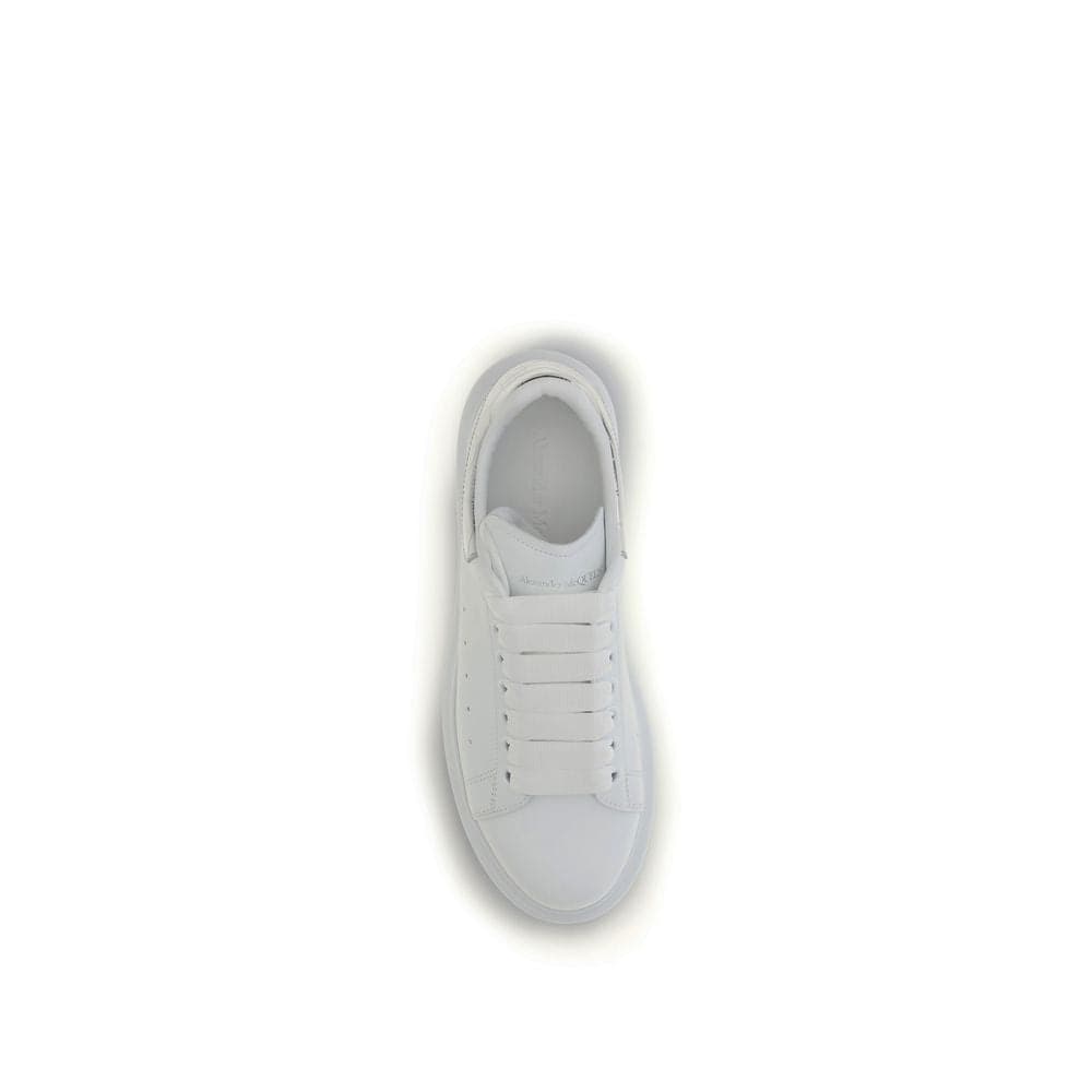 Alexander McQueen White Calf Leather Bos Taurus Platform Sneakers - 4