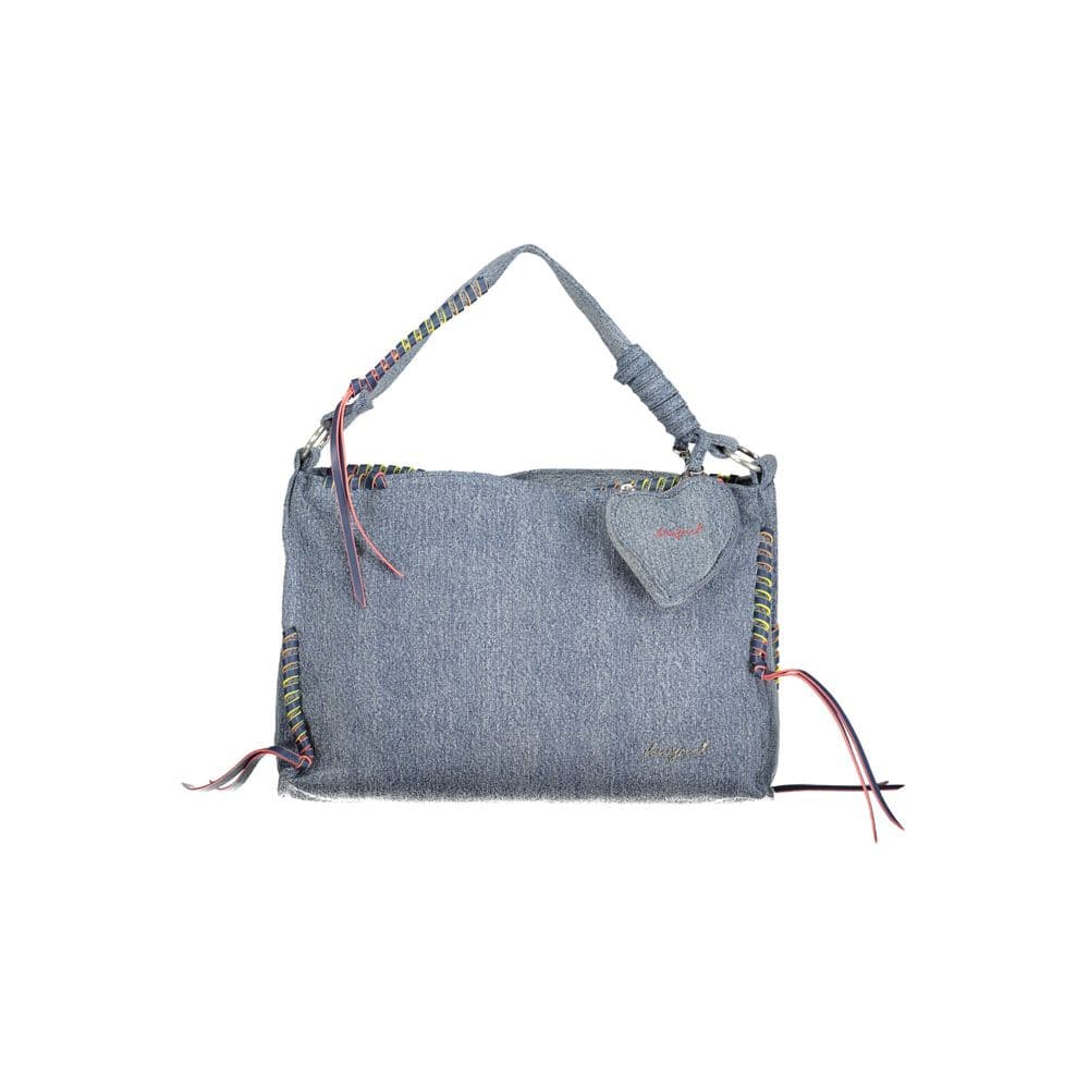 Desigual Azzurro Cotton Women Handbag