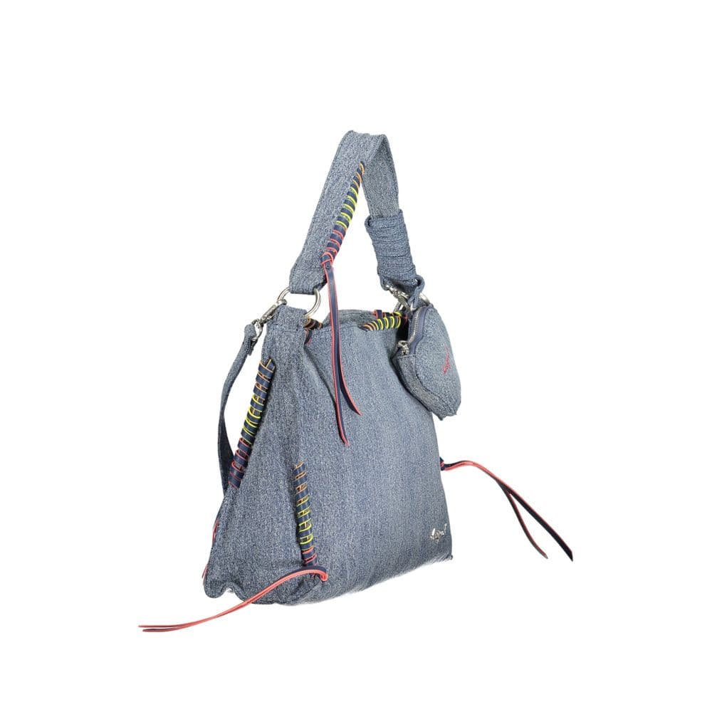 Desigual Azzurro Cotton Women Handbag - 3