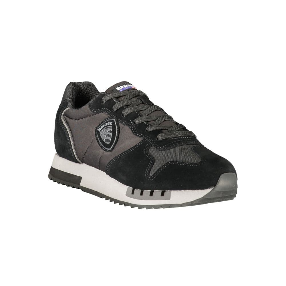 Blauer Black Polyurethane Men's Sneaker - 2