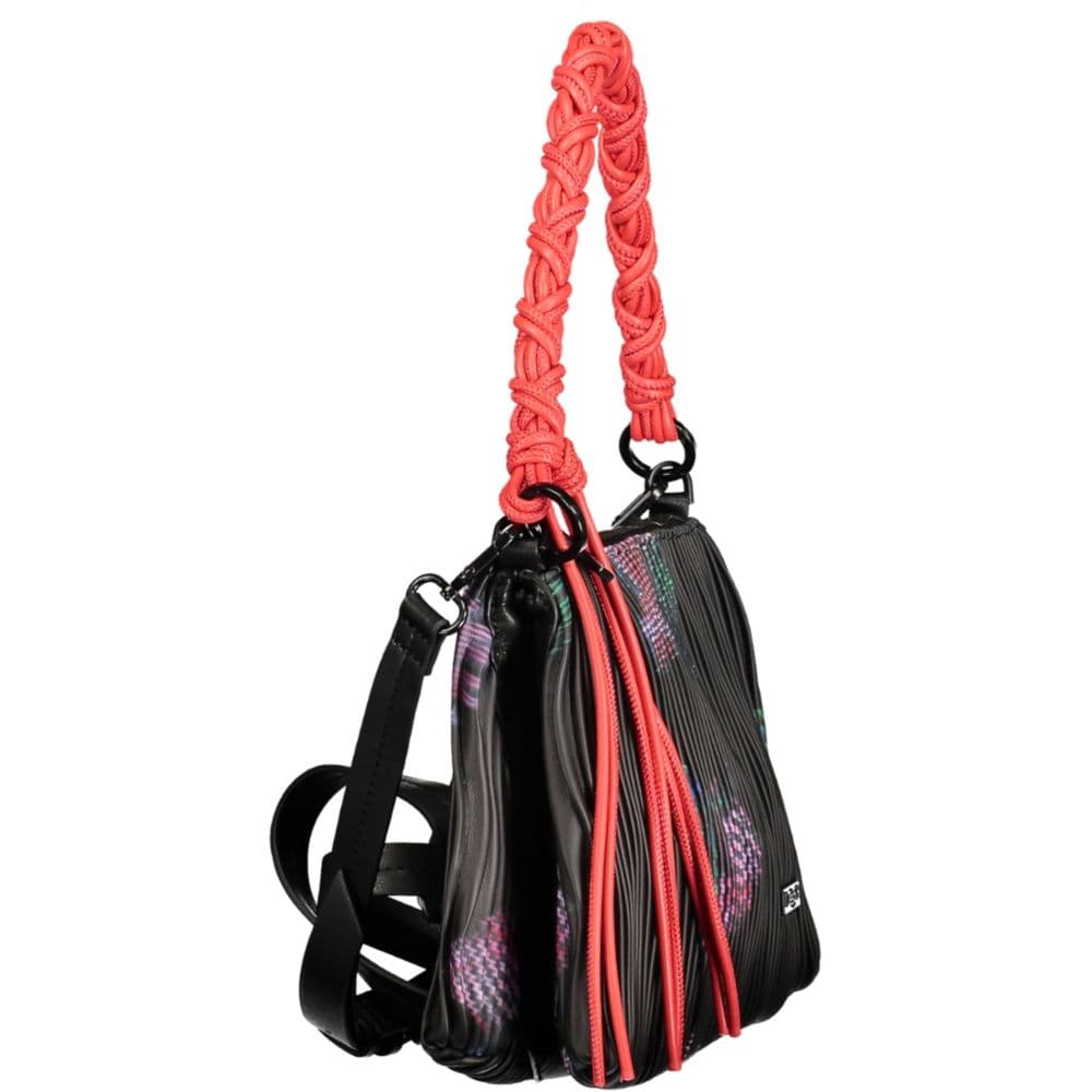 Desigual Nero Poliuretano Women Handbag - 3