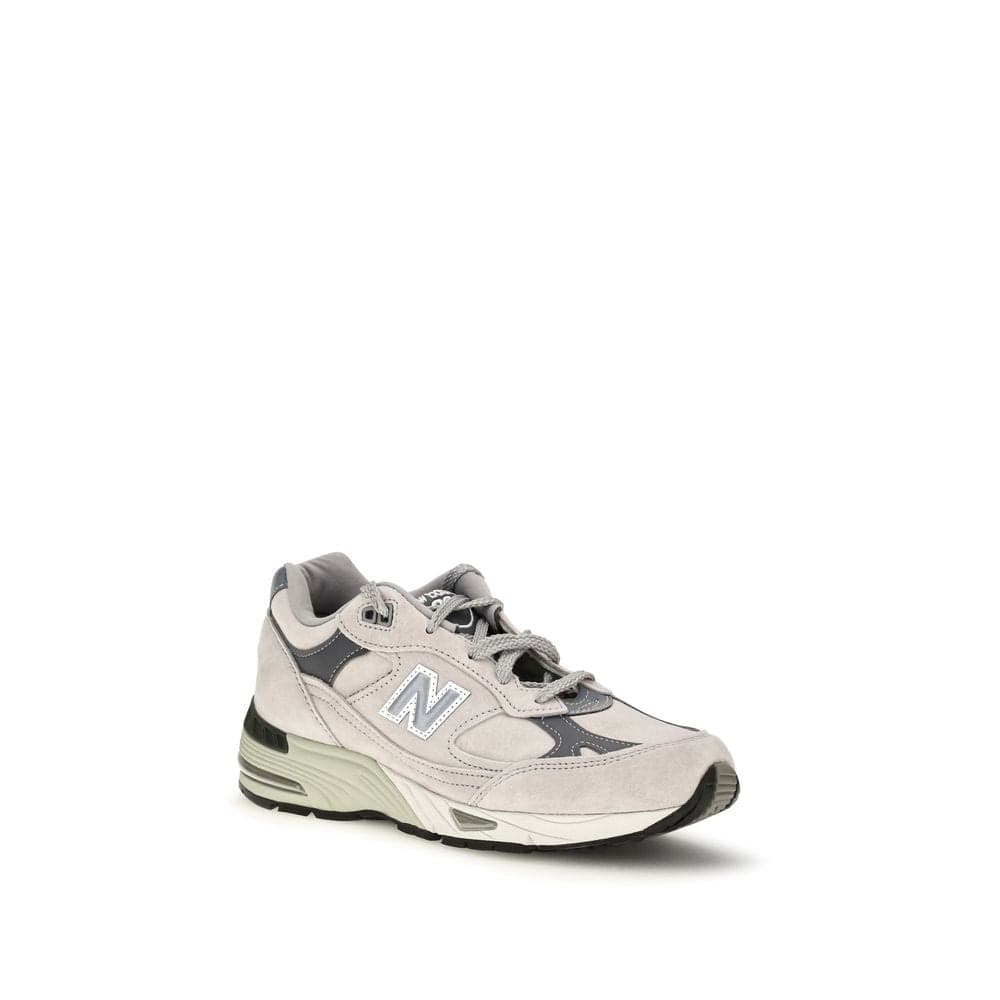 New Balance Gray Suede Leather Athletic Sneakers - 2