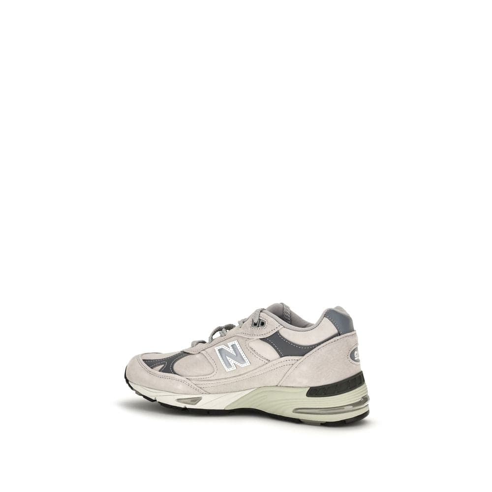 New Balance Gray Suede Leather Athletic Sneakers - 3