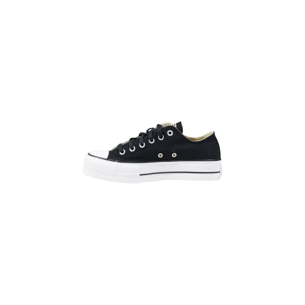 Converse Black Fabric Platform Sneakers - 2