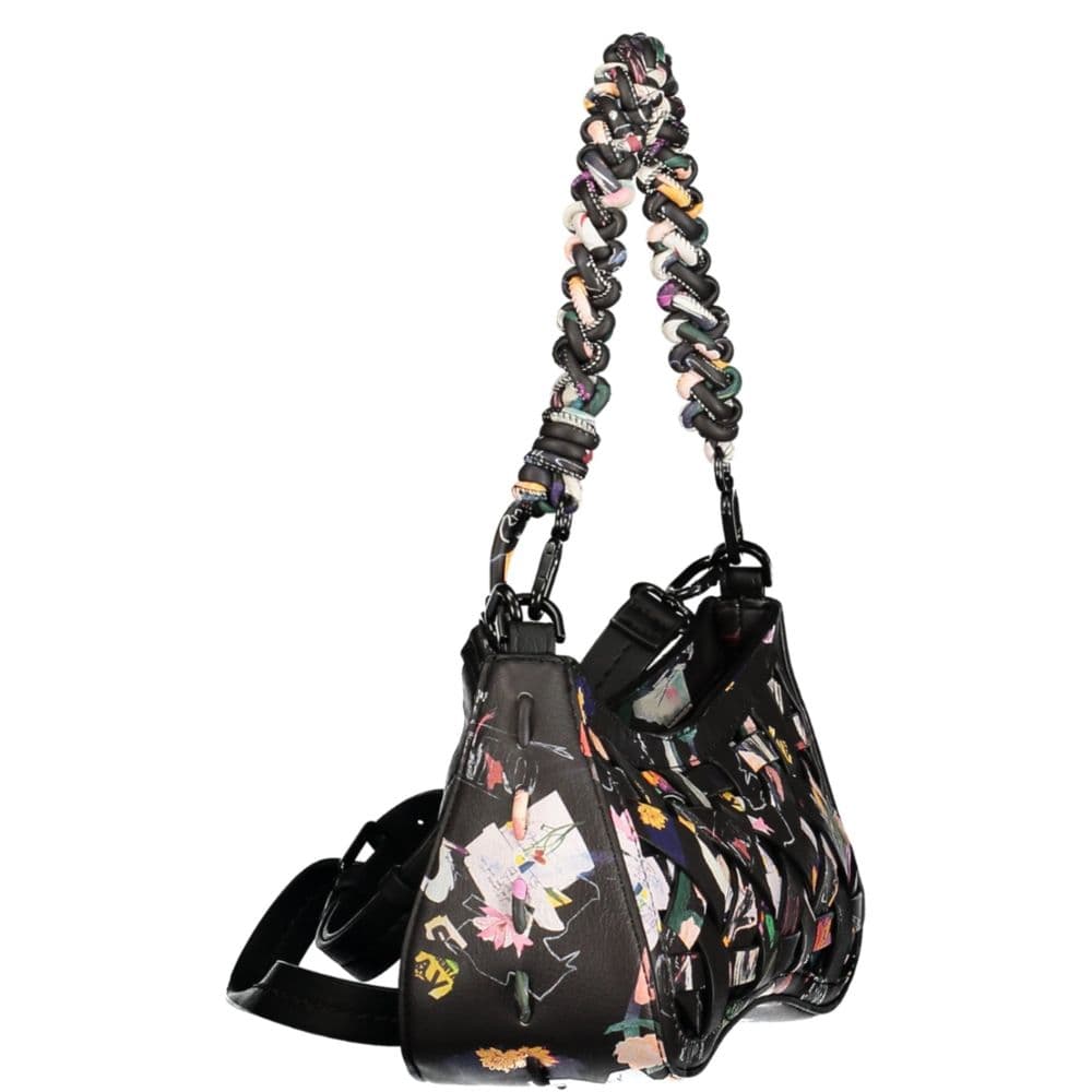 Desigual Nero Poliuretano Women Bag - 3