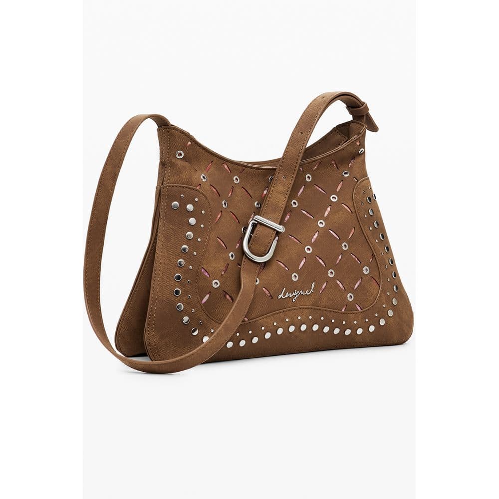 Desigual Marrone Poliuretano Women Backpack - 2