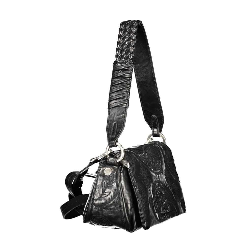 Desigual Black Polyurethane Women Bag - 3