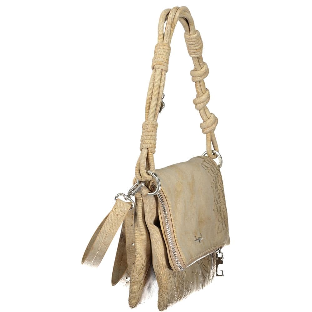Desigual Beige Polyurethane Women Handbag - 3