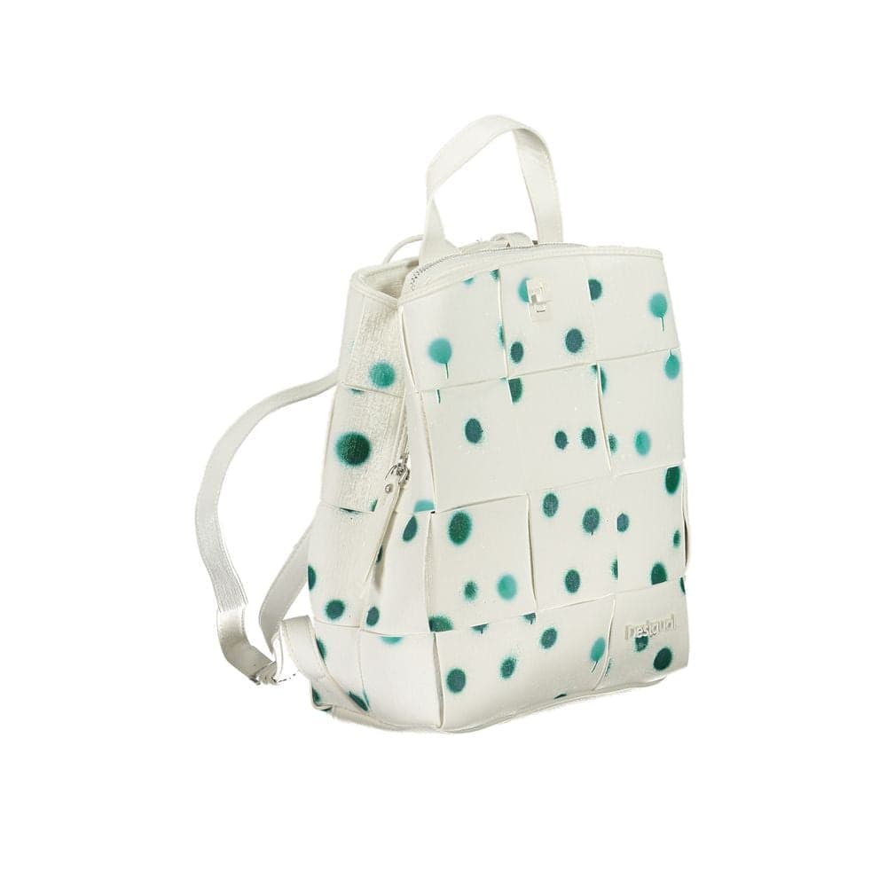 Desigual White Polyurethane Women's Backpack - 3