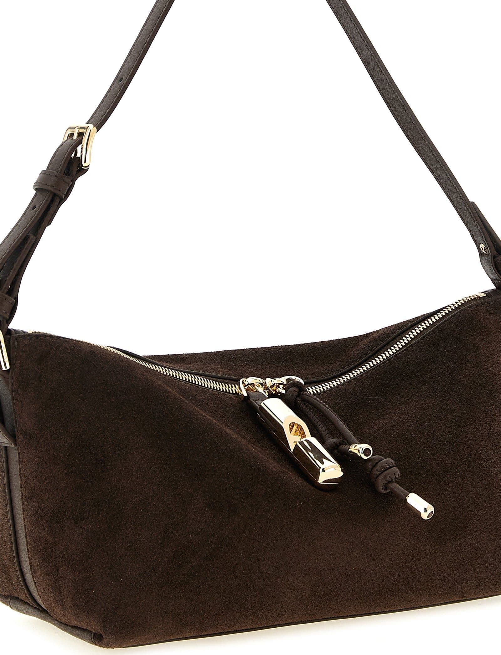 Furla Brown Calfskin Shoulder Bag - 3