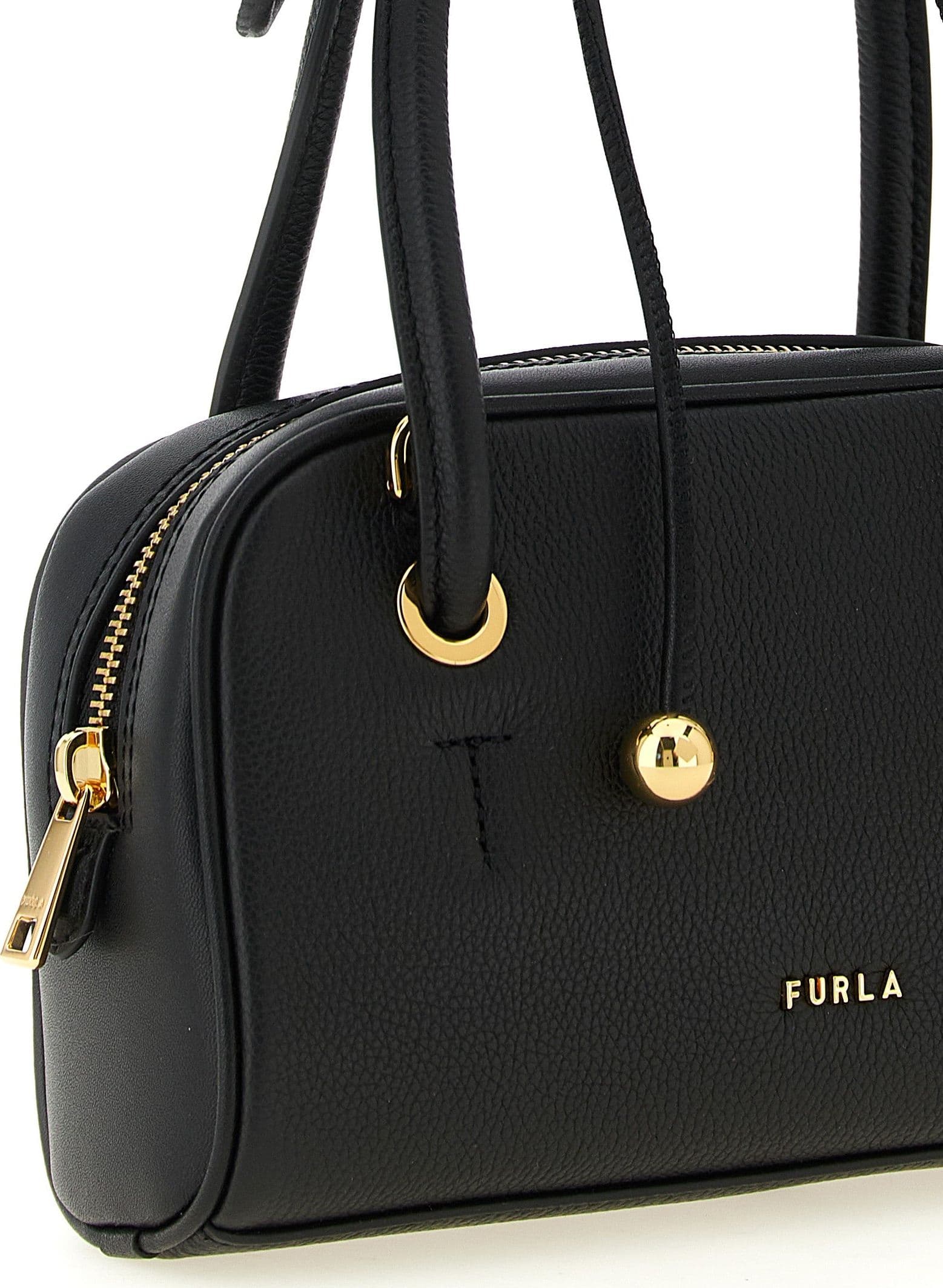 Furla Black Calfskin Handbag - 3