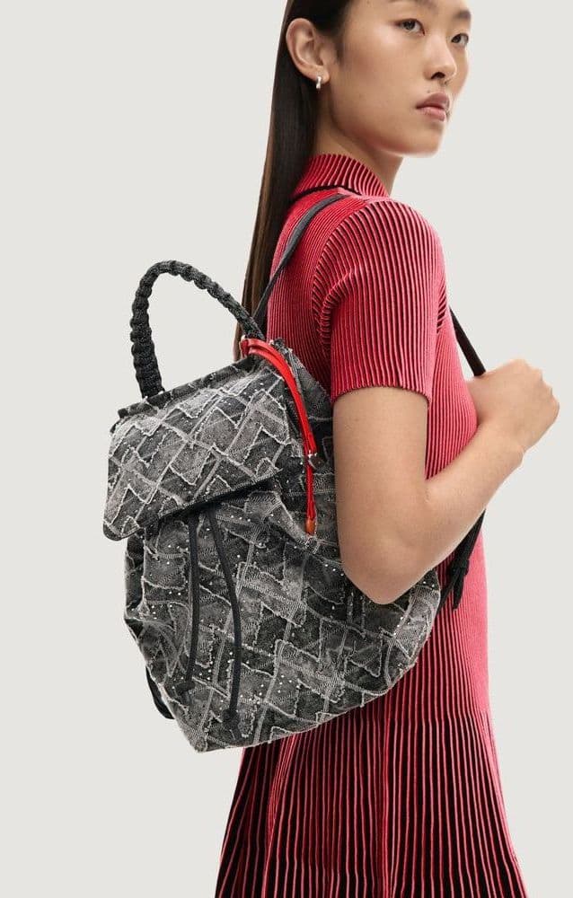 Desigual Black Polyester Backpack - 5