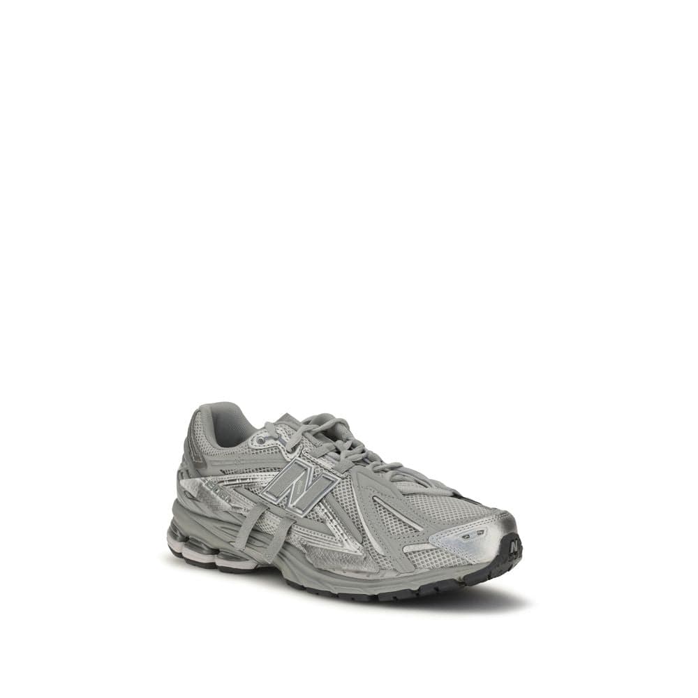 New Balance Gray Fabric Athletic Sneakers - 2