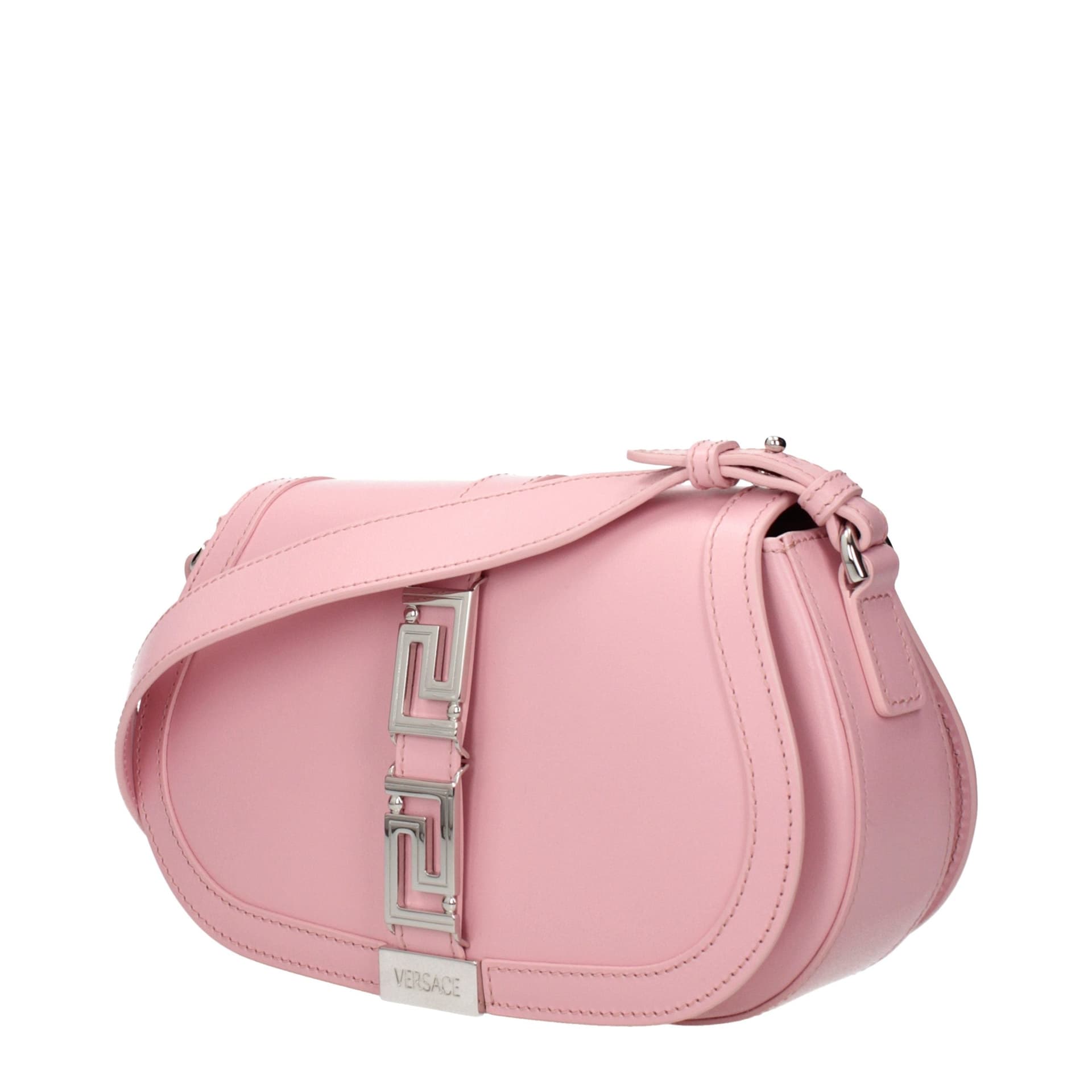 Versace Pink Leather Shoulder Bag - 2