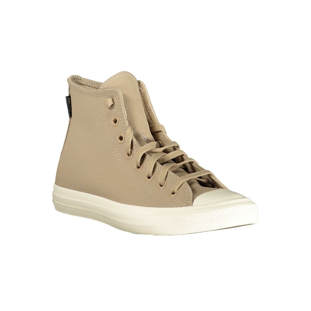 Converse Beige Leather Unisex Sneaker - 2