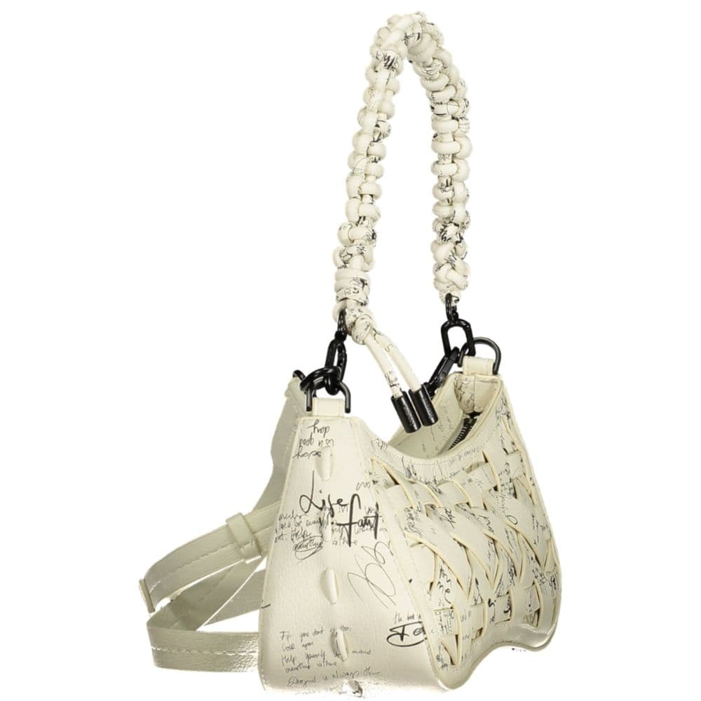 Desigual Bianco Poliuretano Women Handbag - 3