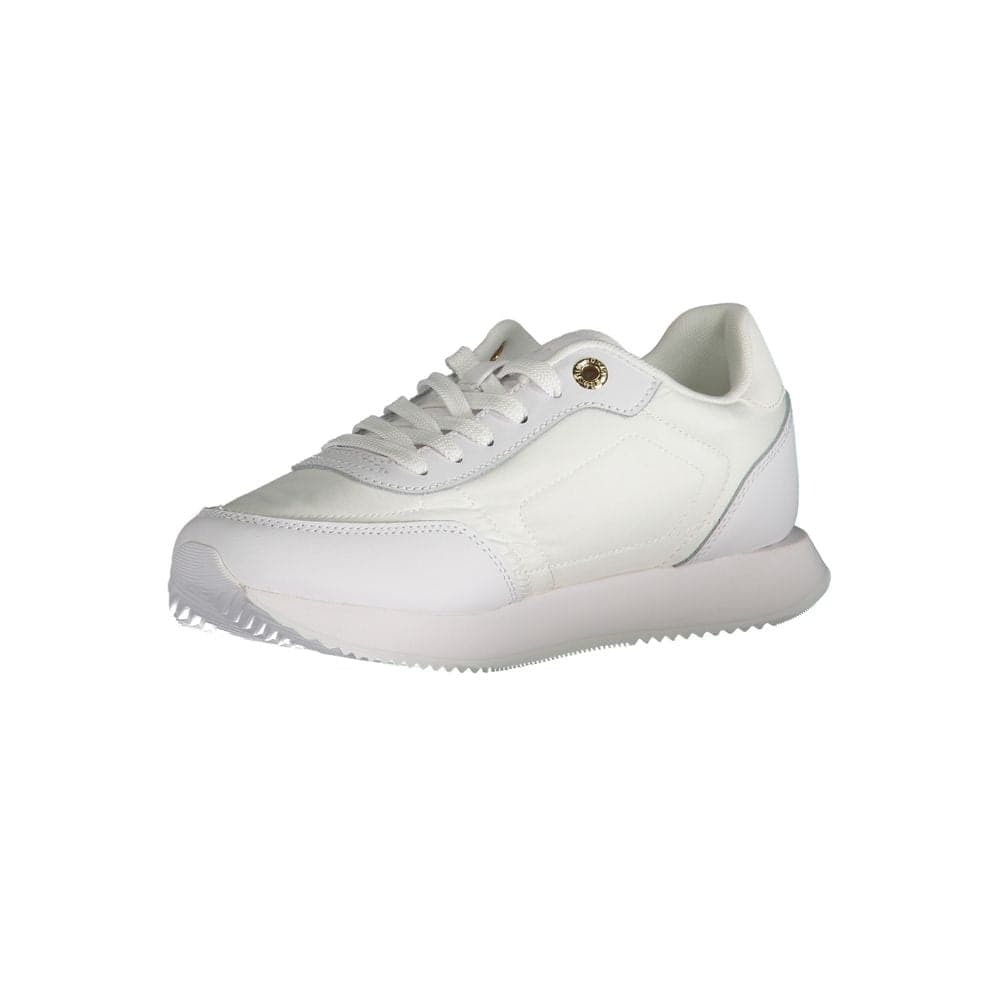 Tommy Hilfiger White Leather Women Sneaker - 3