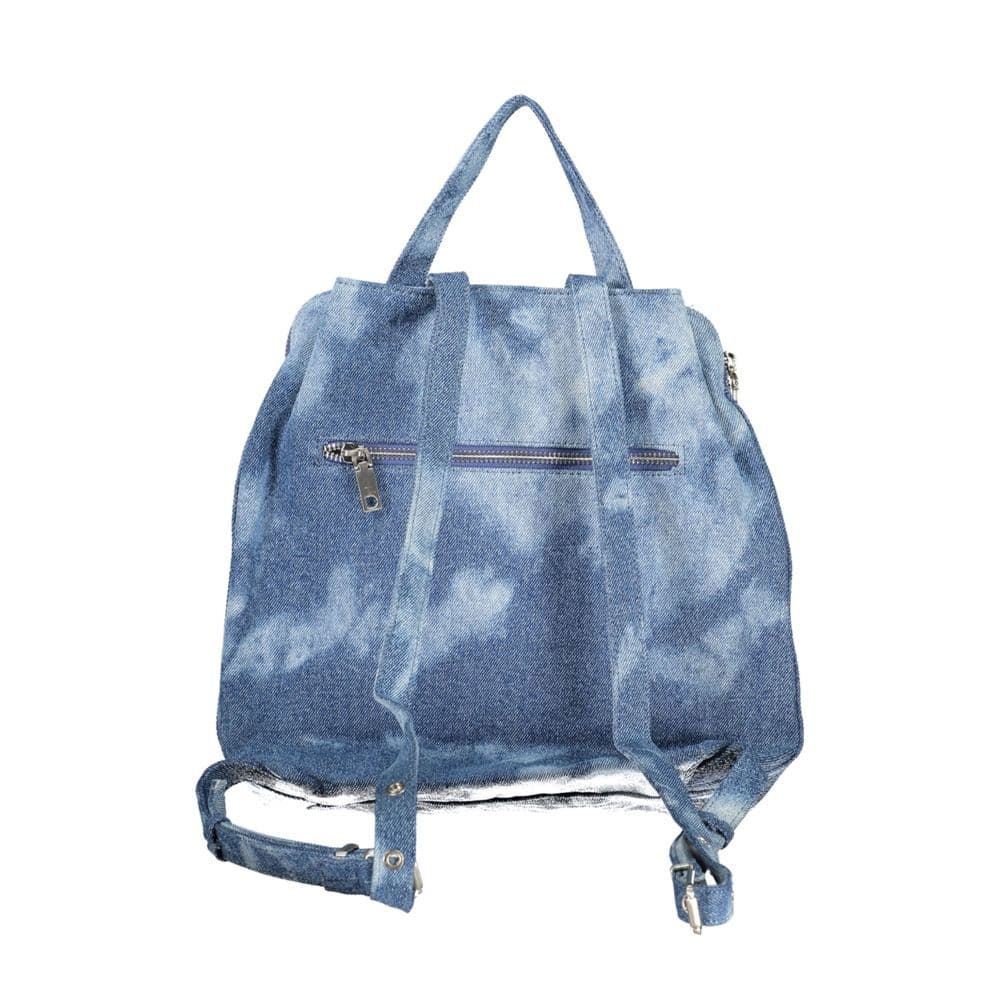 Desigual Blue Cotton Womens Backpack - 2