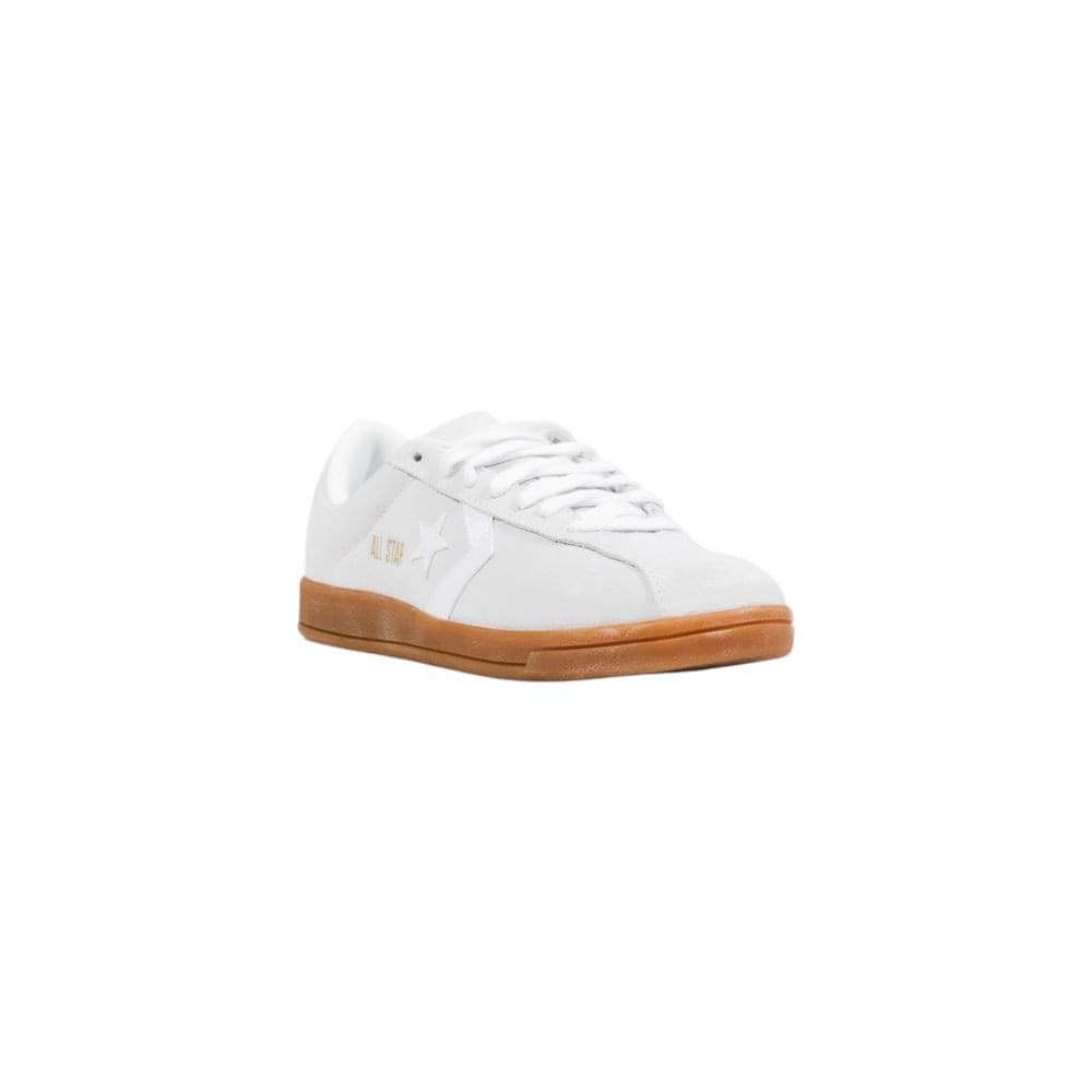 Converse White Leather Low Top Sneakers - 2