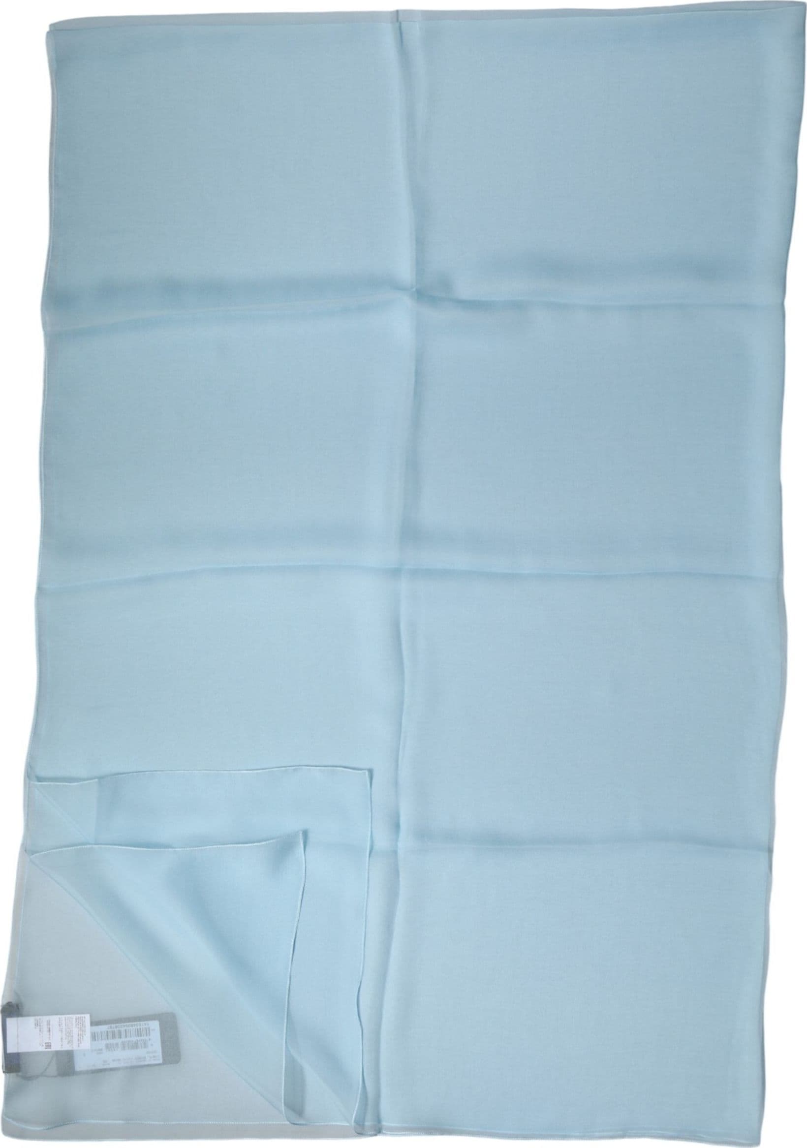 Dolce & Gabbana Light Blue Stole Silk Neck Wrap Shawl Scarf - 2