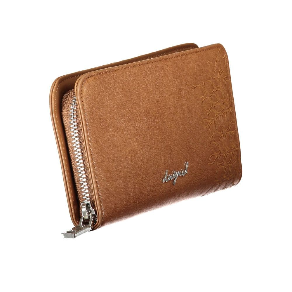 Desigual Marrone Polyurethane Women Wallet - 3