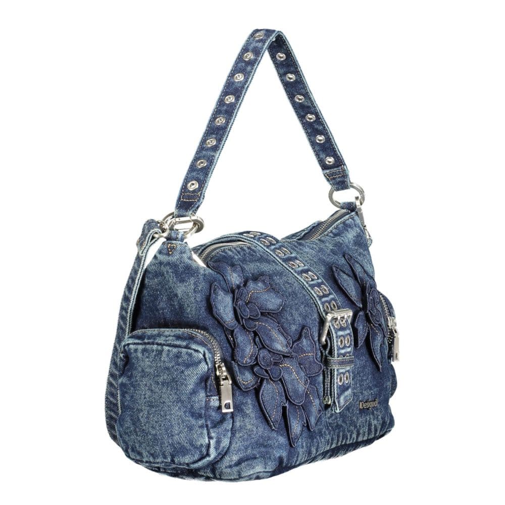 Desigual Blue Cotton Women Bag - 3