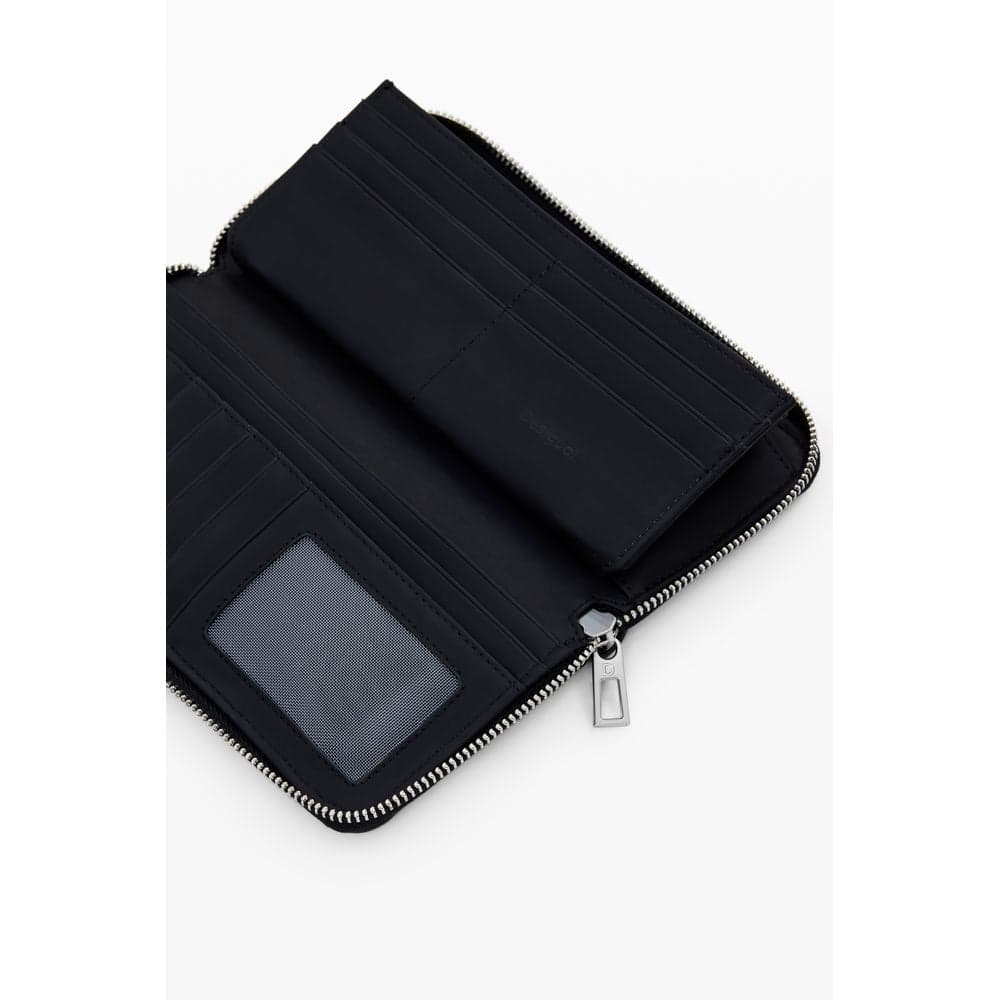 Desigual Nero Poliuretano Women Wallet - 3