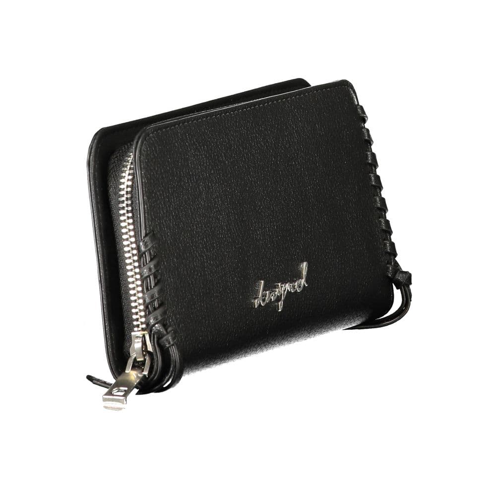 Desigual Black Polyurethane Women Wallet - 3