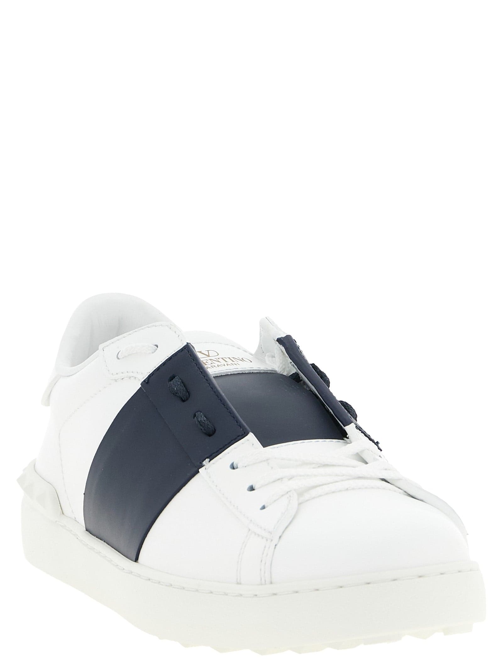 Valentino Garavani Blue Calfskin Low Top Sneakers - 2