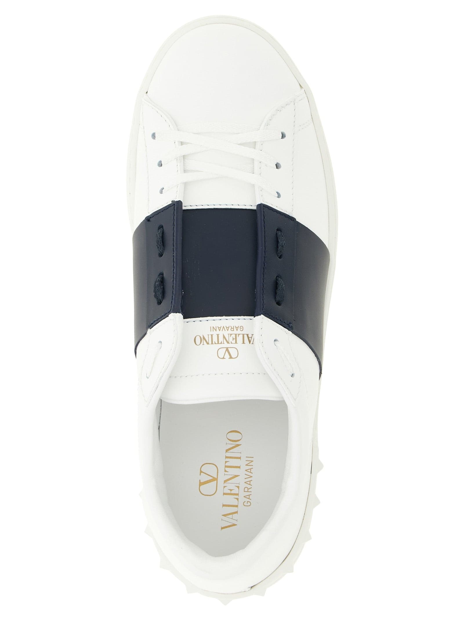 Valentino Garavani Blue Calfskin Low Top Sneakers - 4