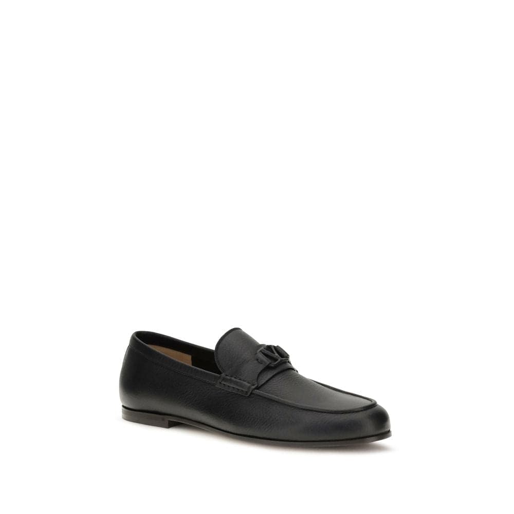 Valentino Garavani Black Deer Slip-On Loafers - 2
