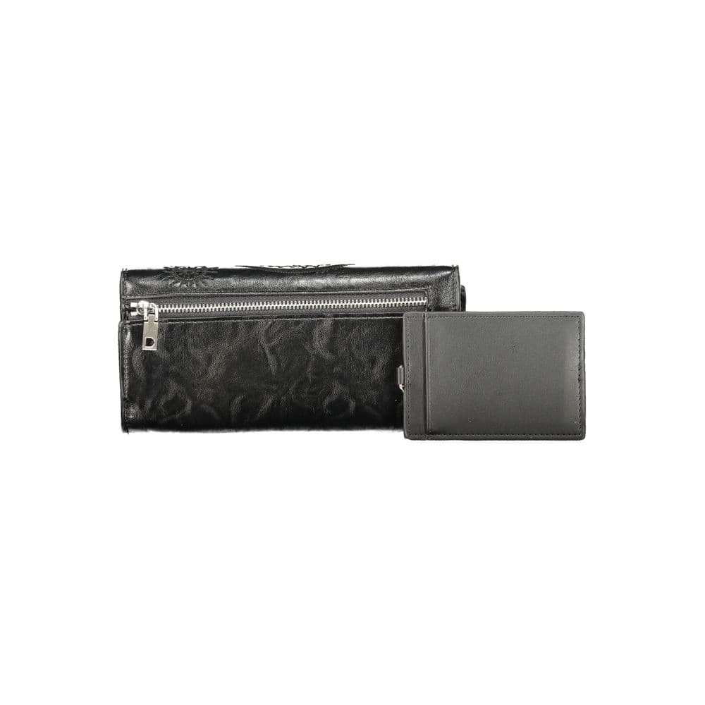 Desigual Black Polyurethane Women's Wallet - 2