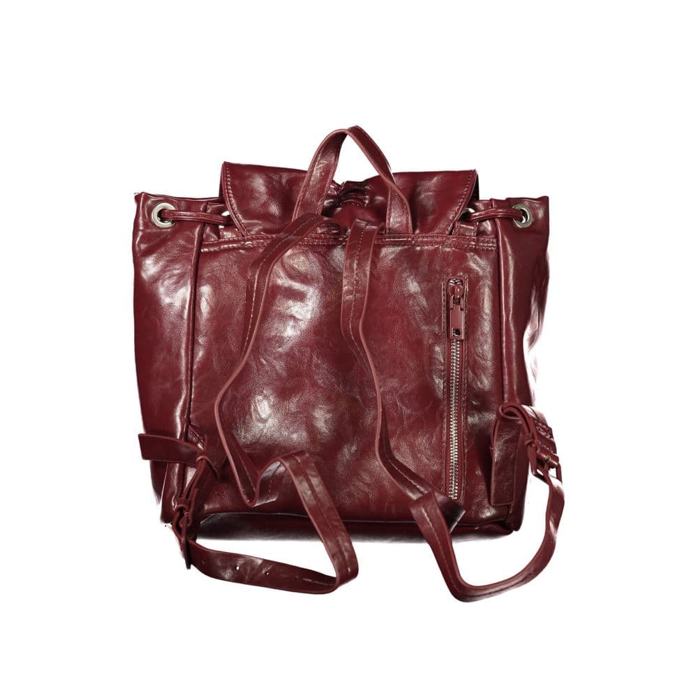 Desigual Burgundy Polyurethane Women Backpack - 2