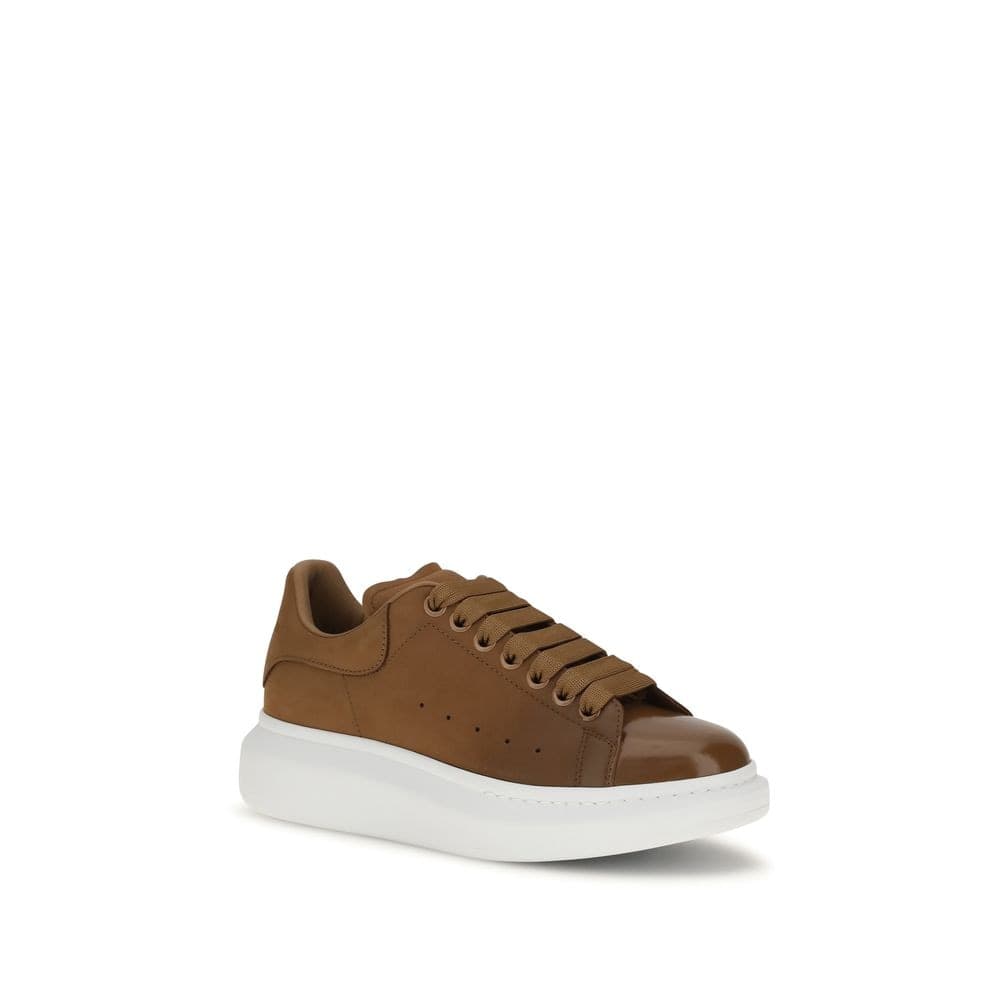 Alexander McQueen Brown Calf Leather Bos Taurus Chunky Sneakers - 2