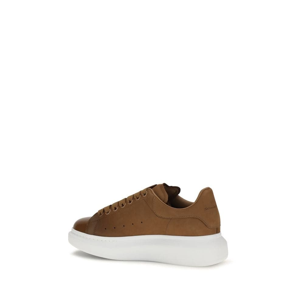 Alexander McQueen Brown Calf Leather Bos Taurus Chunky Sneakers - 3