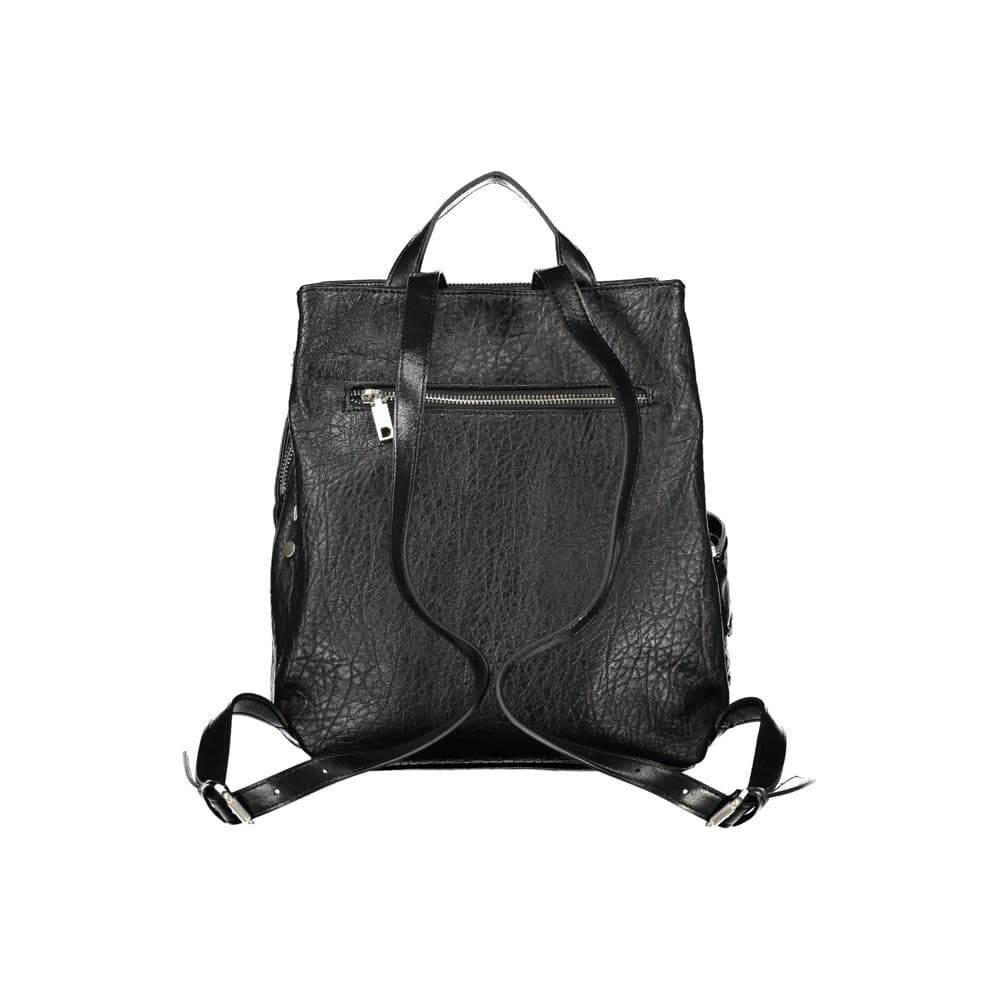 Desigual Black Polyurethane Women's Backpack - 2