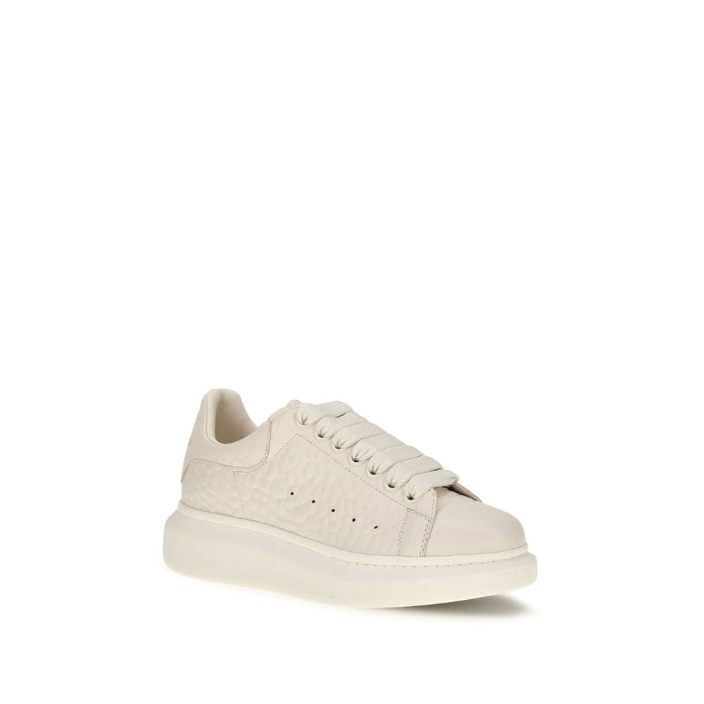 Alexander McQueen White Calf Leather Bos Taurus Chunky Sneakers - 2