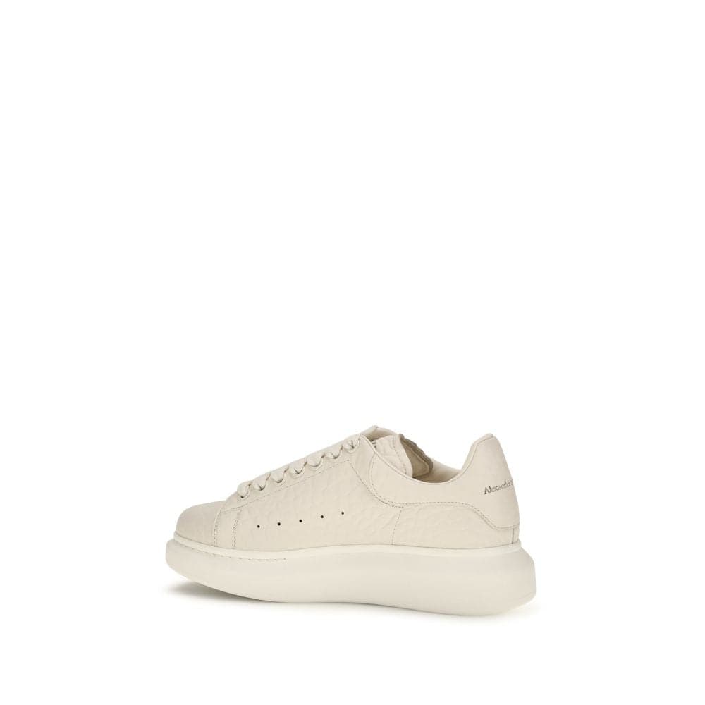 Alexander McQueen White Calf Leather Bos Taurus Chunky Sneakers - 3