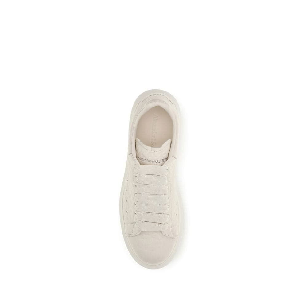 Alexander McQueen White Calf Leather Bos Taurus Chunky Sneakers - 4
