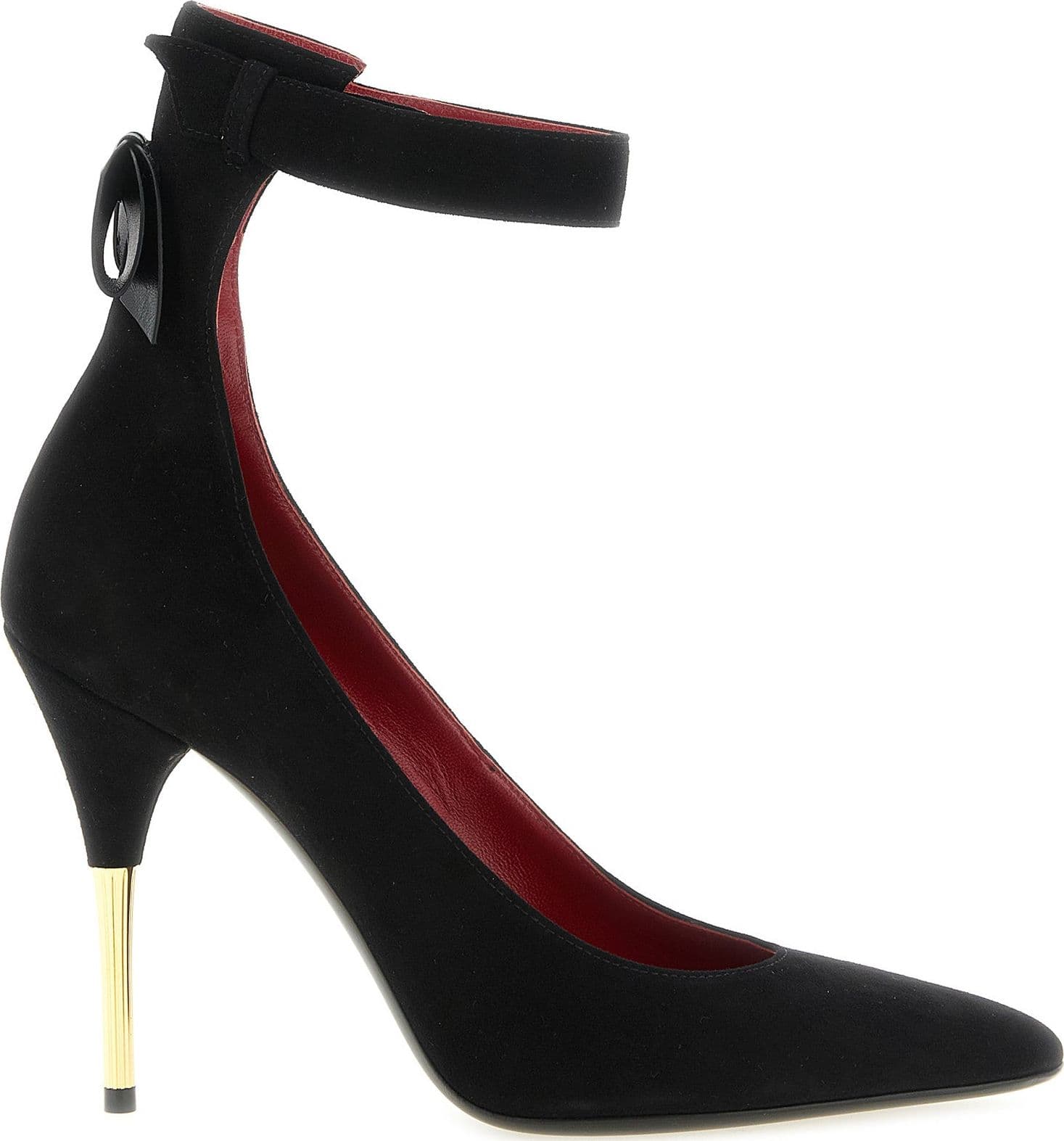 Valentino Garavani Black Goatskin High Heel Pumps