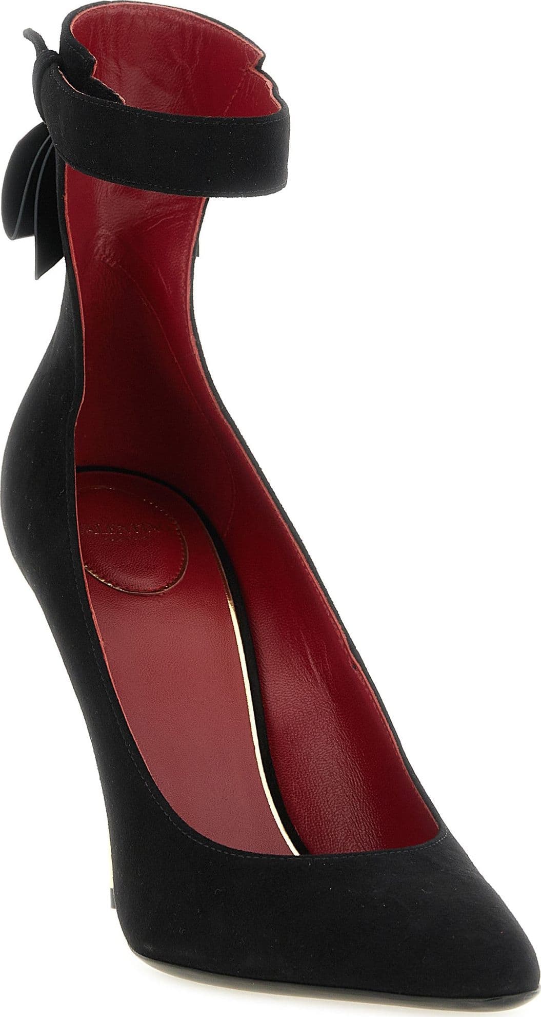 Valentino Garavani Black Goatskin High Heel Pumps - 2