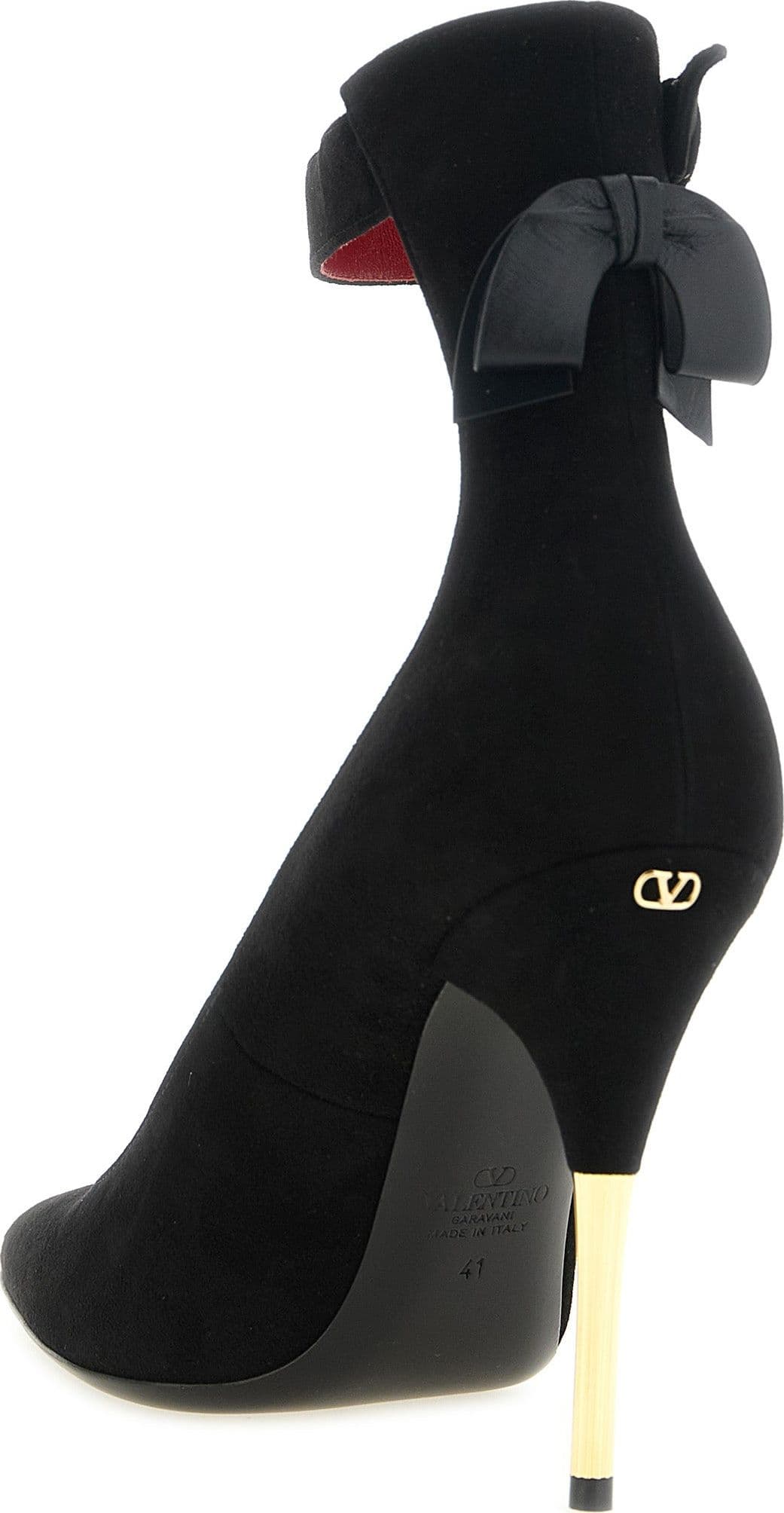 Valentino Garavani Black Goatskin High Heel Pumps - 3
