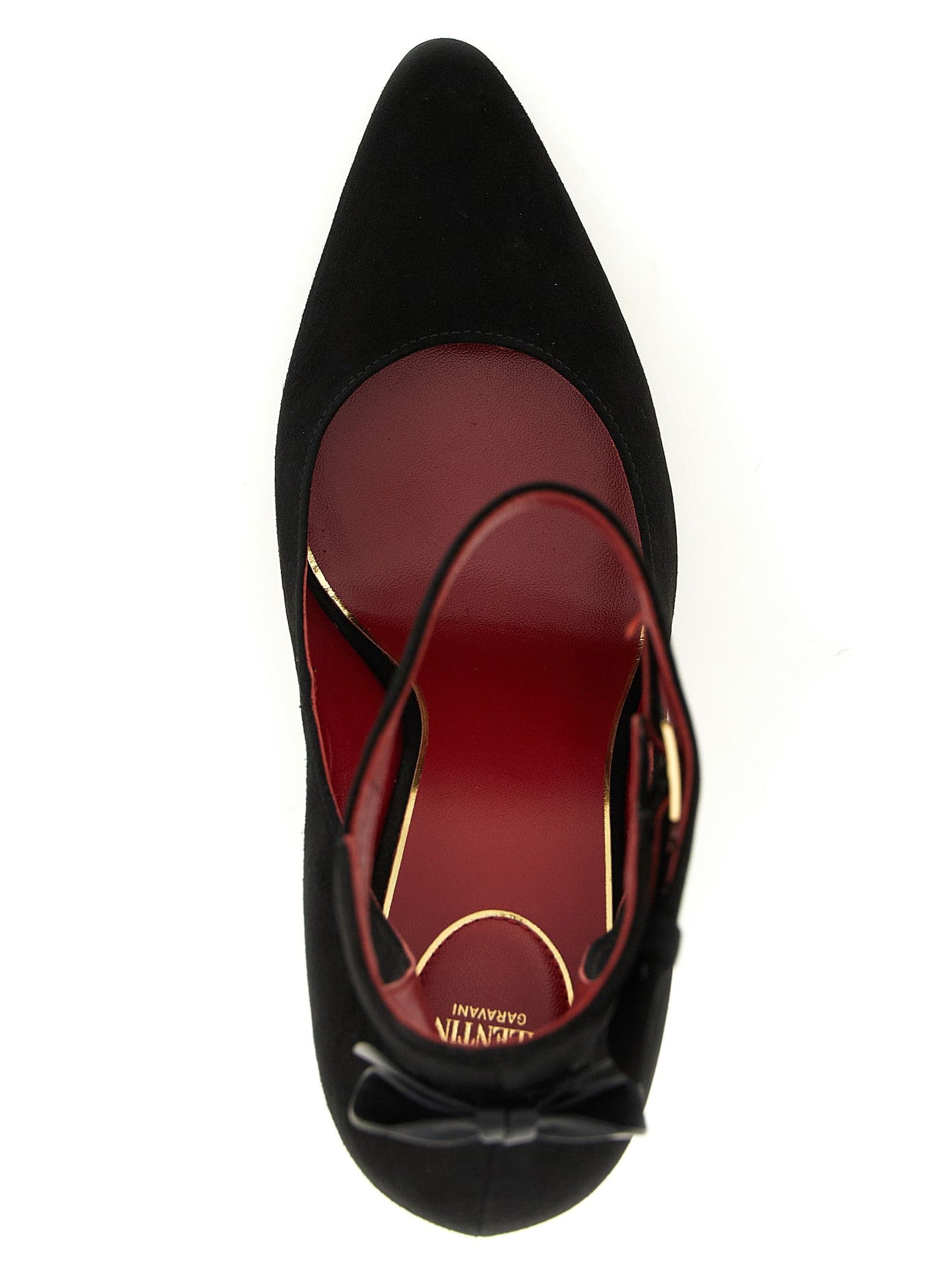 Valentino Garavani Black Goatskin High Heel Pumps - 4