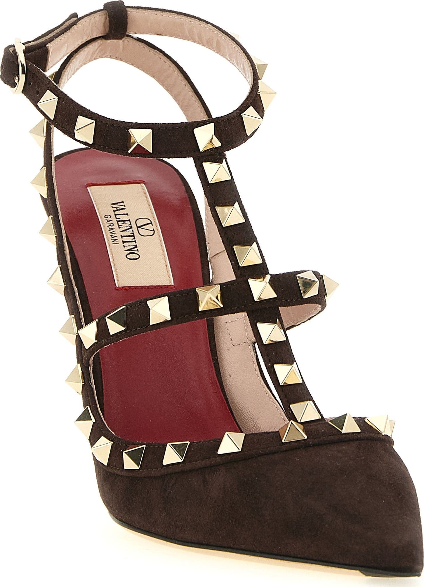 Valentino Garavani Brown Calfskin High Heel Pumps - 2