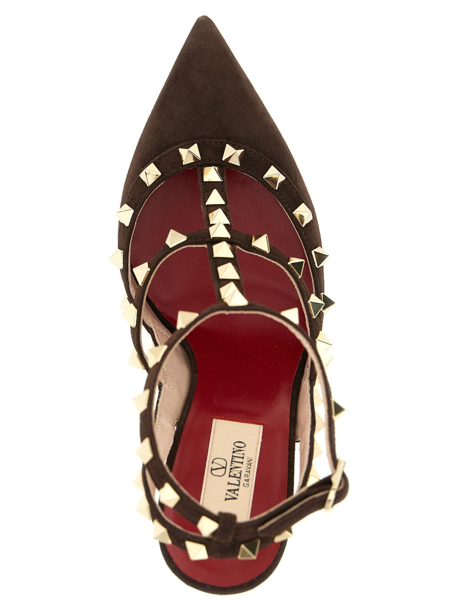 Valentino Garavani Brown Calfskin High Heel Pumps - 4