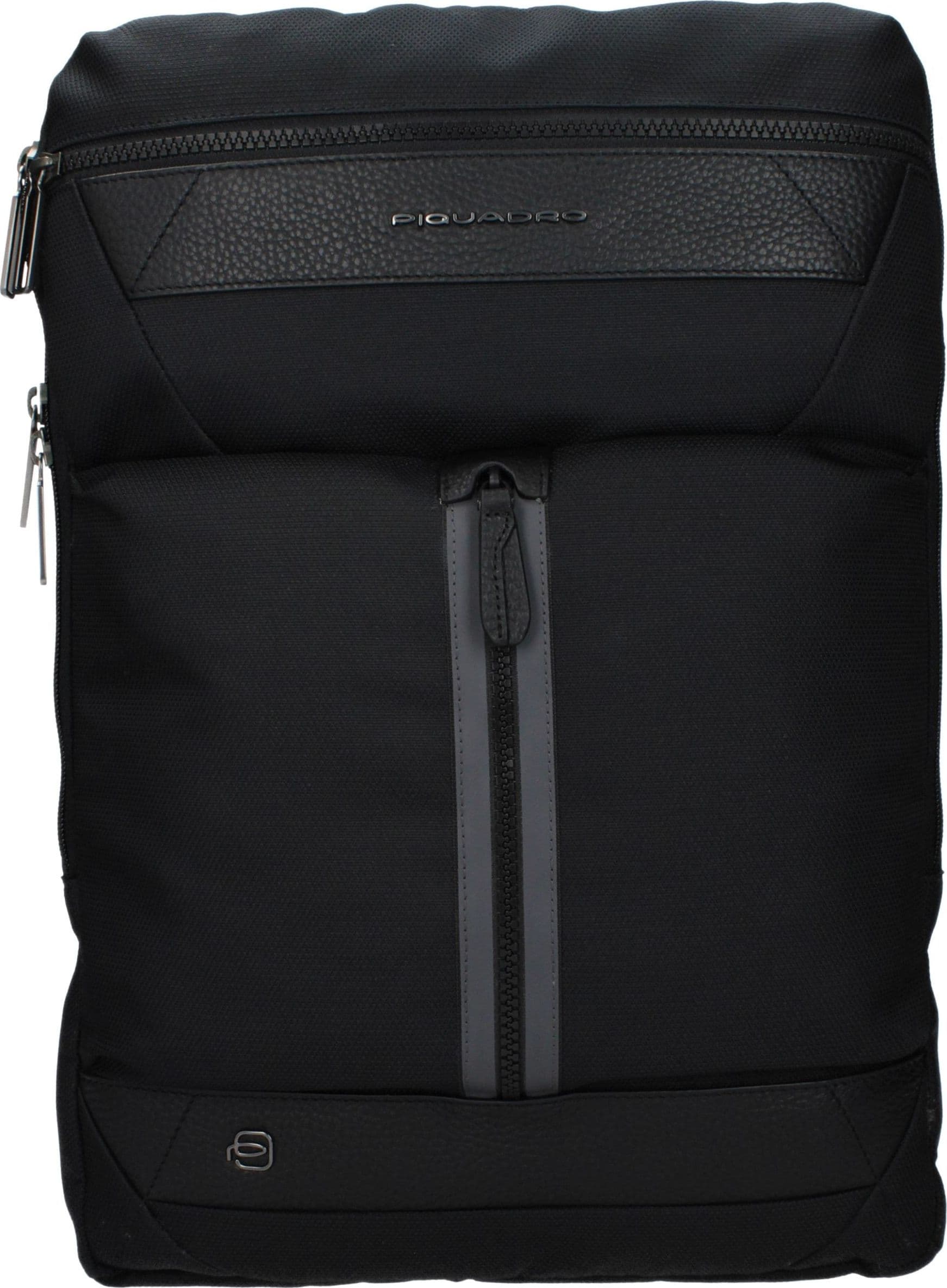 Piquadro Black Fabric Backpack